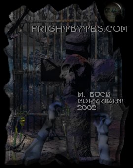 Decomposing Fiend by M. Buck copyright 2002. For exclusive use by Frightbytes.com. Not Public Domain.