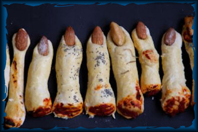 zombie finger food