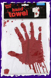 zombie hand towel