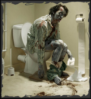 toilet zombie